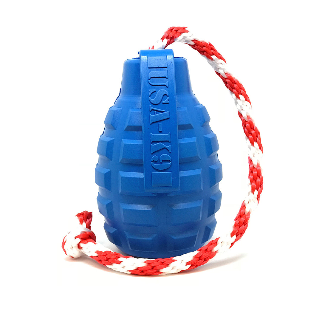 USA K9 Grenade Reward Toy (With Rope)